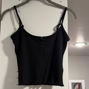 Black Crop Top